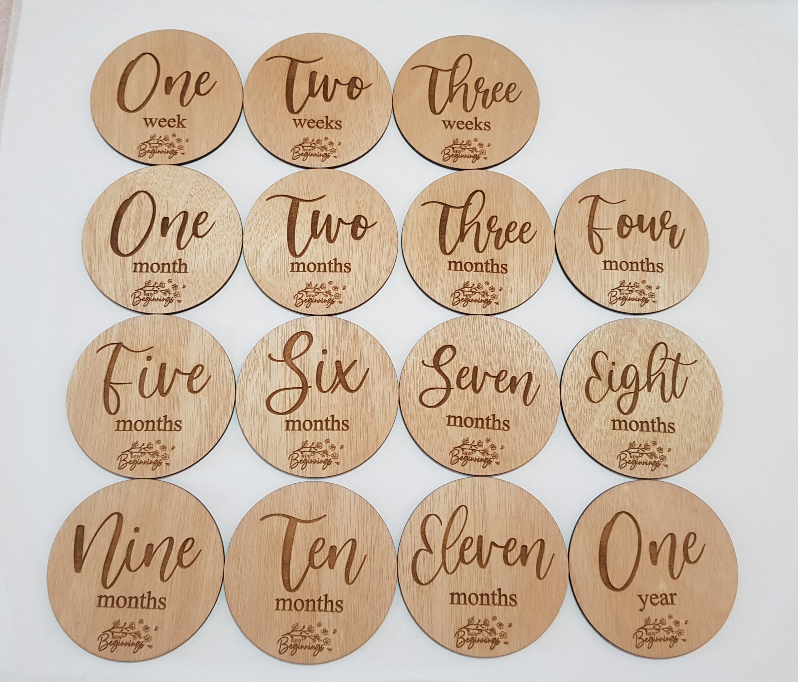 English Wooden Milestones